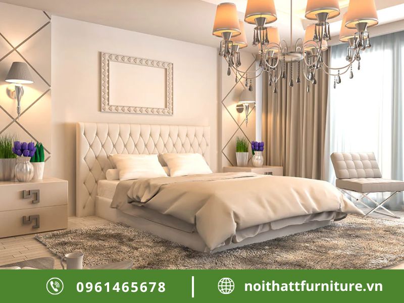 nội thất phòng ngủ tối giản